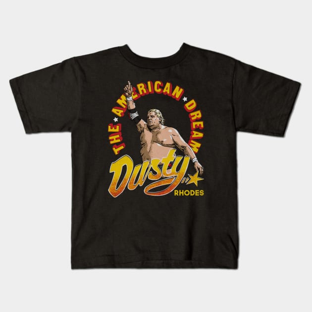 Dusty Rhodes The American Dream Kids T-Shirt by MunMun_Design